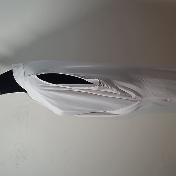 Ashley Stewart's Women's White Wrap Top - Picture 3 of 8